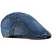 2 Pack Mens Denim Newsboy Caps - Stylish Gatsby Cabbie Hats for Driving and Hunting - Buy Online on GoSupps.com
