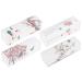 FOMIYES 4 piece Tube Lip Gloss Magic Wand Jar Lipstick container for household containers for lip balm LipGloss holder empty 3D white plastic ABS antique