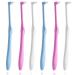 LOVEWEE End-Tuft Tapered Trim Toothbrush  6 PCS Tufted Toothbrush Interspace Brush Wisdom Gap Toothbrush for Orthodontic Braces Bridges Line and Detail Cleaning