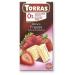Torras No Added Sugar White Chocolate and Strawberry Bar 75g 1