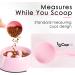 Food Grade Melamine Scoop Set - 1 Cup and 1/2 Cup Pink Scoops for Pet Food, Flour, Candy - Plastic Dry Measuring Cup for Canisters and Freezer - Buy Online on GoSupps.com