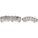 Stylish Grillz Teeth Set - Hip Hop Cold Coated Copper Bling for Halloween Parties & Costume Accessories - Buy Online on GoSupps.com