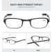 Twinkleyes Foldable Reading Glasses for Men & Women | 2-Piece Set with Etui | +1.0 to +4.0 | Stylish & Portable Black Glasses - Buy Online on GoSupps.com