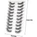 VUHSGTE Cat Eyelashes Volume 3D Hybrid Natural Look Fake Strip Lashes Dramatic Fluffy Handmade Reusable D Curl False Eyelashes - Buy Online on GoSupps.com