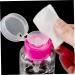 Makeup Remover Dispenser Nail Polish Remover Dispenser Empty Clear Push Down Bottle Plastic Liquid Container Rosy 180ml Nail Polish Remover Liquid Bottle - Buy Online on GoSupps.com