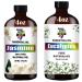 GV77ZF Essential Oil Two 4 Fl Oz (120Ml) Set - Pure Natural Eucalyptus Oil and Jasmine Essential Oil for Diffuser Humidifier Skin Care Home Fragrance Bath Hair Care Cleansing Massage Yoga