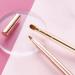 Arqumi Retractable Double-Ended Lip Makeup Brush | Lightweight Lipstick & Gloss Applicator with Protective Lid | Travel & Daily Use | Gold - Buy Online on GoSupps.com