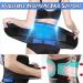 Durable Waist Support Belt for Lumbar Spine Pain Relief | Adjustable XXL Blue - Comfortable Back Support Accessory - Buy Online on GoSupps.com