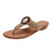XTZYGLFD Women's Fashion Outdoor Sandals Summer Slippers Flip Flop for Women Transparent Shoes for Women Sandals Beige 7 UK Narrow