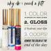 LipSense Bundle: Aussie Rose Color + Glossy Gloss - Long-lasting Lip Color Set - Buy Online on GoSupps.com