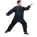 ICNBUYS Men's Kung Fu Tai Chi Uniform - Black Cotton Silk - Size X-Large - Buy Online on GoSupps.com