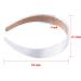 Satin Headbands White Ribbon Headband - 14 Pieces 1 Inch Plain DIY Hair Accessories for Women and Girls - Buy Online on GoSupps.com