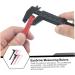 PLAFOPE 6pcs Locating Rule T Ruler Eyebrow Double Scale Ruler Mini Pocket Calipers Make up - Buy Online on GoSupps.com