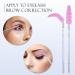 200 Colorful Disposable Mascara Wands for Eyelash Extensions and Brow Grooming - Lash Extension Supplies (Black) - Buy Online on GoSupps.com