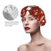 Happy Christmas Printed Waterproof Shower Cap for Women - Fits All Head Sizes and Hair Textures - Buy Online on GoSupps.com