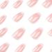 Buy Medium Length Nude French Tip Press On Nails | Glossy Pink White Gradient | Reusable Acrylic False Nails for Women | 24pcs Manicure Set - Buy Online on GoSupps.com