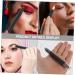 Gogogmee 2pcs Small Eyeshadow Double Ended Makeup Brush Eyeshadow Makeup Eye Shadow Makeup Black Abs - Buy Online on GoSupps.com