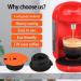 Refillable Coffee Capsules Stainless Steel Coffee Pods Compatible with Tassimo Machines (180ML-Big) - Buy Online on GoSupps.com