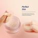 Teenitor 6PCS Soft Face Powder Puff Set - 2.36inch Velour Makeup Puffs for Setting Loose Powder - Body and Mineral Powder Applicator - Buy Online on GoSupps.com