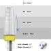 Finibir Tungsten Carbide 5 in 1 Nail Drill Bits - 3/32'' Shank for Acrylic Nails - Professional Two Way Rotate Nail Drill - XF Silver - Buy Online on GoSupps.com