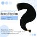 Buy Youngsee Nanoring Extensions Real Hair Black 45cm - High Quality Nano Rings & Beads Hair Extensions | 50g #1 - Buy Online on GoSupps.com