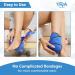 Hilph K hlpads Ankle Cooling Belt - Cold Therapy Bandage for Ankle Pain Rheumatism & Chemotherapy Relief - Blue - Buy Online on GoSupps.com
