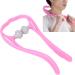 Verdant Touch Roller Neck Massage Tool | Handheld Trigger Point Neck & Shoulder Self Massager - Pink - Buy Online on GoSupps.com