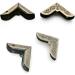 150PCS Metal Book Corner Protectors - Gold, Silver, Bronze - Scrapbook Album Menu Folder - Buy Online on GoSupps.com