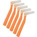 Portable L-Shaped Interdental Brushes - Effective Cleaning for Plaque Removal & Braces - 5 Pieces in Orange - Buy Online on GoSupps.com