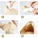 3 Pairs Heel Insoles Pads - Pain Relief Cushions for Feet Care | Adhesive Beige Shoe Inserts - Buy Online on GoSupps.com