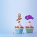 Cowboy and Cowgirl Cupcake Toppers Western Themed Birthday Party Cake Decor Pink&Blue Glitter Cake Decorations for Gender Reveal Boy or Girl Themed/Baby Shower Party Supplies - 24pcs - Buy Online on GoSupps.com
