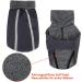 Slowton Winter Coat for Dogs - Waterproof Windproof Fleece Jacket with Turtleneck Scarf | Warm Gray Puppy Vest (S) - Shop Internationally! - Buy Online on GoSupps.com