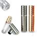 Travel Cologne Bottle Gold&Grey Rhombic Refillable Perfume Atomizer Travel Cologne Sprayer Refillable 5ml Spray Gold+Grey