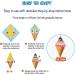 Hapray Origami Kit: 144 Sheets Origami Paper for Kids - 72 Patterns with Craft Guide Book - Buy Online on GoSupps.com