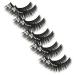 Beavorty 5 Pairs diamond eyelashes lash extensions eyelashes with color false lash kiss lashes royal silk fake lashes natural lashes with rhinestones cosmetic artificial fiber make up