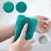 Silicone Body Scrubber Shower Strap for Men and Women - Easy-to-Clean Bath Towel for Back Cleaning - 85cm Green - Buy Online on GoSupps.com