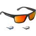 Cressi Unisex - Adult Ipanema Sunglasses Sunglasses One Size Grey/Lens Orange Mirrored
