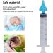 EVGATSAUTO Universal Ear Wax Cleaner Syringe - 4Pcs Ear Irrigation Kit for Humans 10 ML - Buy Online on GoSupps.com