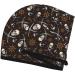 Hair Towel Wrap Quick-Dry Pirate Skulls Turban | Ultimate Hair Drying Towel with Button - Buy Online on GoSupps.com