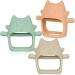 3Pcs Silicone Baby Teething Toy Silicone Teething Toys for Infants 3+ Months  BPA Free Anti-Drop Silicone Mitten Teething Toy for Soothing Teething Pain Relief  Baby Chew Toys for Sucking Needs