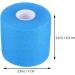 GLEAVI Sports Wrist Tape - 2 Rolls Cohesive Athletic Tape for Injury Support | White Knee & Fitness Wrap - Buy Online on GoSupps.com