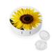 Contact Lens Case Flower Sunflower Print Plastic Contact Lens Case contact Lens Care Box ontact Lens Travel Box