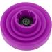 Foldable Hair Dryer Diffuser - 6 Colors | Fast Drying Attachment for Curly Hair (Purple) - Buy Online on GoSupps.com