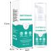 Foam Toothpaste for Sensitive Teeth - Whitening & Anti-Cavity Formula | Deep Clean Rubber Tooth Cleaning Mousse (Sky Blue) - Buy Online on GoSupps.com