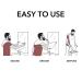 Beard Bib Apron for Men - Hair Clippings Catcher for Shaving and Trimming - Grooming Gift with Suction Cups - White - Buy Online on GoSupps.com