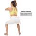 RIMLESS 7 Capri Pants - High-Waisted Leggings with Pockets - White XXL - Buy Online on GoSupps.com