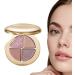 Makeup Eyeshadow Palette 4In1 Eye And Palette Blush Highlighter Glitter Suitable for Women Teens Girls Travel No 5 - Buy Online on GoSupps.com