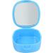 Exceart Dental Prosthesis Storage Box - Blue Can Braces with Mirror & Sieve | International Shipping - Buy Online on GoSupps.com