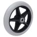 Wheelchair Wheels 6in Solid Wheel Non Slip Stable Operation 5 Hole 608ZZ Bearing for Rollators for Walkers - Buy Online on GoSupps.com
