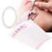 Eyelash extension Band fabric tape eyelash extension memory card with 10 tlg false eyelashes subjects paper card for eyelash extensions